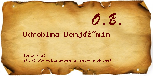 Odrobina Benjámin névjegykártya